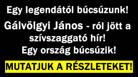 Egy legendától búcsúzunk!