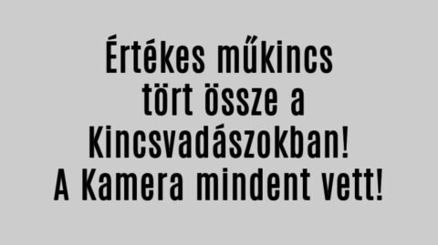 Értékes műkincs tört össze a Kincsvadászokban!