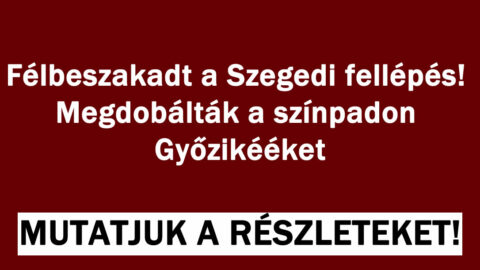 Félbeszakadt a fellépés!