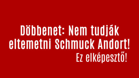 Döbbenet: Nem tudják eltemetni Schmuck Andort!