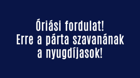 Erre szavaznak a nyugdíjasok!