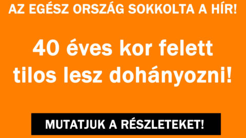 Hatalmas dráma a füstölés körül!