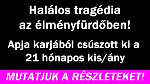 Tragédia az élményfürdőben!