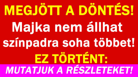 Megjött a döntés Majka ügyében!
