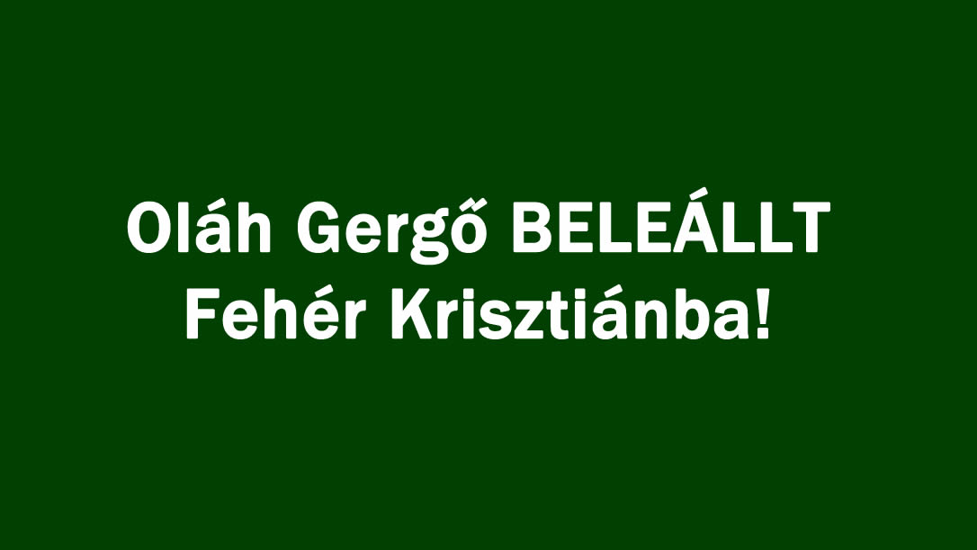 Oláh Gergő BELEÁLLT Fehér Krisztiánba!