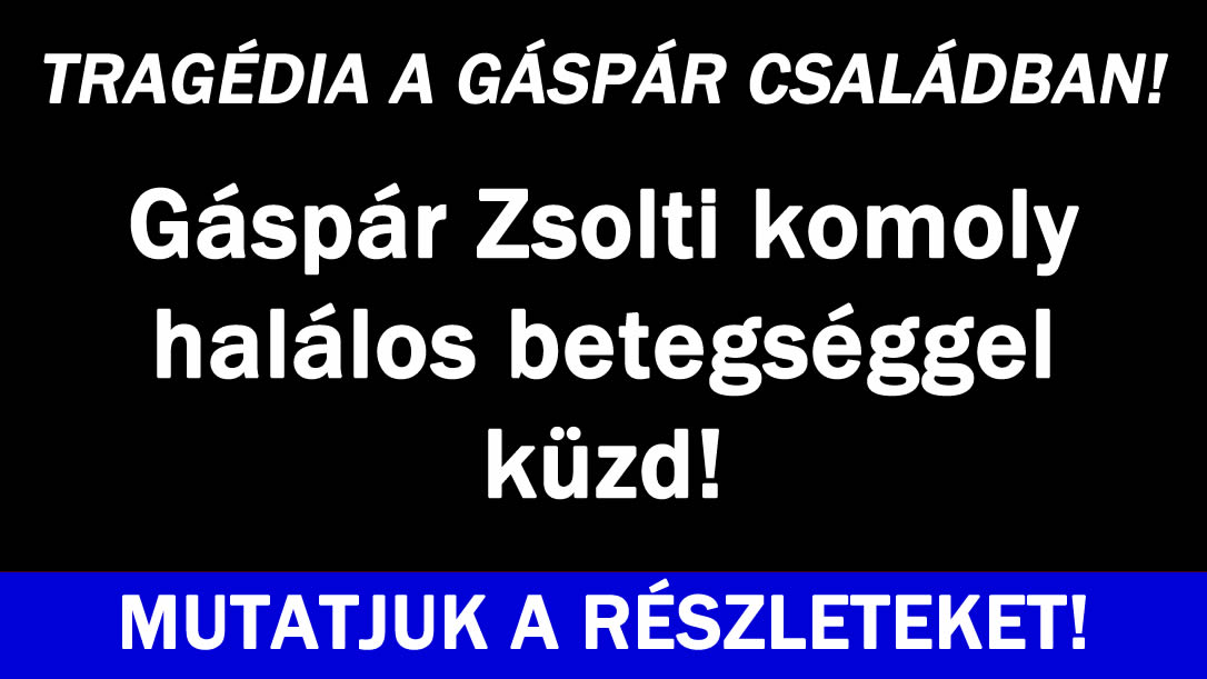 Gáspár Zsolti drámája!
