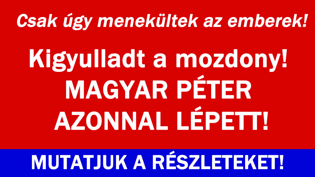 Kigyulladt a mozdony